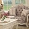 Ragenardus Sofa 56020 in Gray Fabric & Antique White by Acme