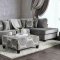 Bonaventura Sectional SM5143GY in Gray Microfiber