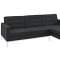 Loft Sectional Sofa in Dark Gray Fabric by Modway