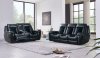 U0700 Power Motion Sofa Blanche Black & Velvet -Global w/Options