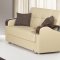 Soho Sofa Bed in Beige Bonded Leather by Rain w/Optional Items