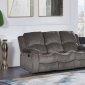 U3118C Motion Sectional Sofa - Mocha Fabric by Global