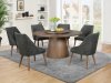 Beverly 5Pc Dinette Set 109530 in Dark Cocoa - Coaster w/Options