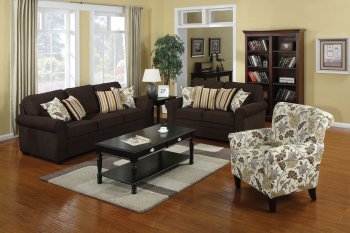 504241 Rosalie Sofa in Dual Colored Fabric by Coaster w/Options [CRS-504241 Rosalie]