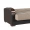 Mobimax Sofa Bed in Brown Fabric by Casamode w/Options