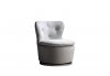 Lissa 8033 Genuine Leather Accent Chair by IDP Italia