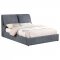 Laurel Upholstered Bed 306041 in Dark Gray Fabric by Coaster