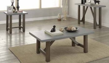 704248 Coffee Table in Driftwood by Coaster w/Options [CRCT-704248]