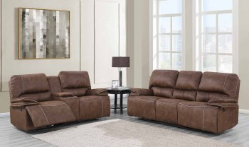 U8078 Power Motion Sofa in Brown by Global w/Options [GFS-U8078]