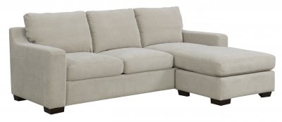 Franky Sectional Sofa in Beige Fabric w/Options