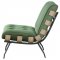 Aloma Accent Chair Set of 2 907502 in Green Velvet by Coaster