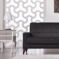 Luca Diego Dark Gray Sofa Bed in Fabric by Istikbal