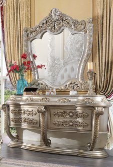 Danae Server DN01201 Champagne & Gold by Acme w/Optional Mirror