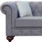 Chester Sofa in Gray Fabric by Casamode w/Options