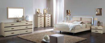 Altea Bedroom in Ivory by ESF w/Options [EFBS-Altea Ivory]