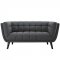 Bestow Sofa in Gray Fabric by Modway w/Options