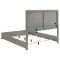 Ives Bedroom Set 5Pc 224971 in Gray High Gloss by Coaster