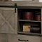 Bianca Bedroom Set CM7734 in Gray w/Plank Headboard & Options