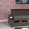 Euro Moda Sofa Bed in Brown Leatherette by Casamode w/Options