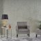 Theo Accent Chair & Ottoman in Gray Fabric by Bellona