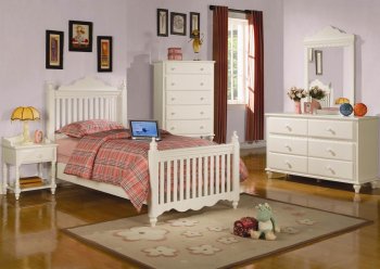 400361 Pepper Kids Bedroom in Eggshell by Coaster w/Options [CRKB-400361 Pepper]