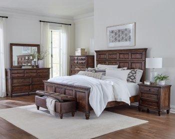 Avenue Bedroom 223031 in Burnished Brown by Coaster w/Options [CRBS-223031-Avenue]