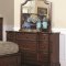 202581 Zanna Bedroom by Coaster in Brown Cherry w/Options