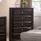 Carlynn Bedroom CM7555 w/Storage Footboard in Gray w/Options