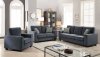 Catherine Sofa-Bed 52293 in Blue Fabric by Acme w/Options