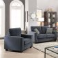 Catherine Sofa-Bed 52293 in Blue Fabric by Acme w/Options