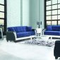 Proline Blue Sofa Bed in Fabric by Casamode w/Options