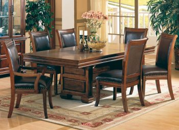 3635 Westminster Double Pedestal Dining Table by Coaster [CRDT-3635 Westminster]