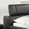 Cannes Bed in Brown Leather by Casabianca