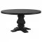 Florence Dining Table 115530 Distressed Black -Coaster w/Options