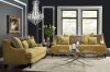 Viscontti SM2201 Sofa in Gold Tone Fabric w/Options