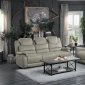 Shola Power Motion Sofa 9848GY-3PWH in Gray by Homelegance