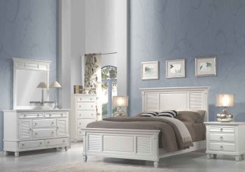 B651 Bedroom in White w/Optional Casegoods [EGBS-B651]