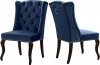 Suri Dining Chair 772 Set of 2 Navy Velvet Fabric by Meridian