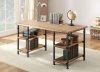 Factory 3228 Writing Desk in Rustic Oak by Homelegance