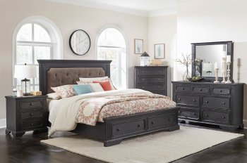 Bolingbrook Bedroom 1647 in Charcoal & Mocha by Homelegance [HEBS-1647-Bolingbrook]