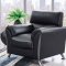 U9100 Sofa & Loveseat Set in Black by Global