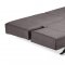 Contemporary Convertible Sofa Bed in Espresso Leatherette