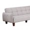 Kifeic Adjustable Sofa LV00176 in Gray Linen by Acme