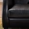 Brown or Black Bonded Leather Modern Elegant Accent Chair