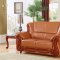 Bella 632 Sofa in Cognac Bonded Leather w/Optional Items