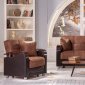 Luna Silverado Mocha Sofa Bed by Sunset w/Options