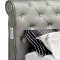 Juilliard CM7056SV Bedroom in Silver Color w/Leatherette Bed