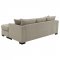 Storey Sleeper Sectional Sofa 504778 in Camel Fabric by Coaster