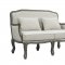 Tania Sofa LV01130 in Cream Linen by Acme w/Options