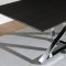 Neveen Dining Table 110191 Black & Chrome by Coaster w/Options